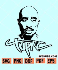 2PAC Shakur SVG