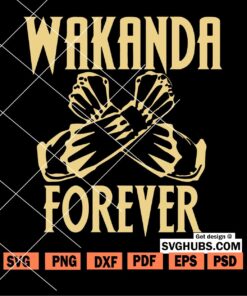 Wakanda Forever SVG