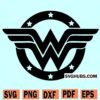 Wonder woman logo SVG
