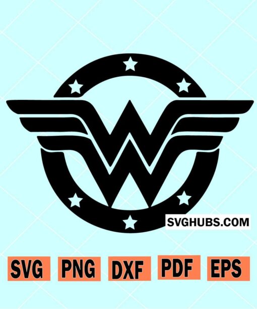 Wonder woman logo SVG