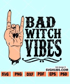 Bad Witch Vibes SVG