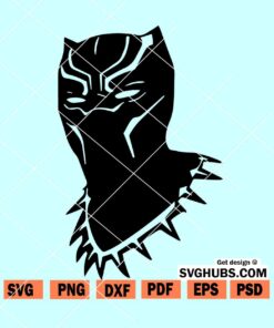 Black Panther Mask SVG