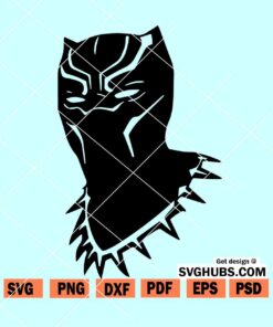 Black Panther Mask SVG