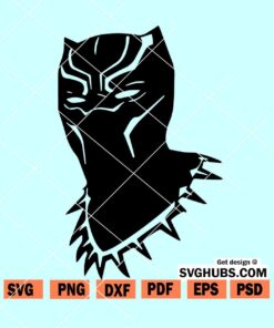 Black Panther Mask SVG