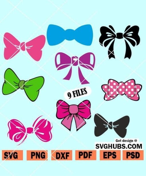 Bow SVG bundle for cricut