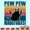 Cat Pew Pew Madafakas SVG