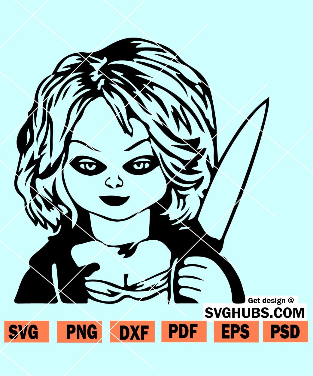 Halloween Tiffany SVG, Tiffany SVG, Horror Tiffany SVG, Tiffany with a