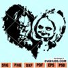 Chucky and tiffany svg