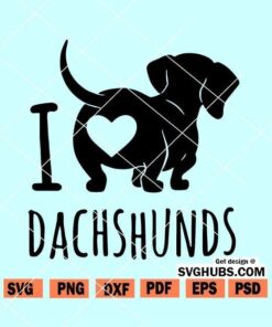 Dachshund SVG files