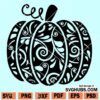 Decorative pumpkins SVG