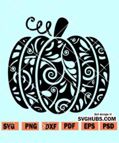 Decorative pumpkins SVG