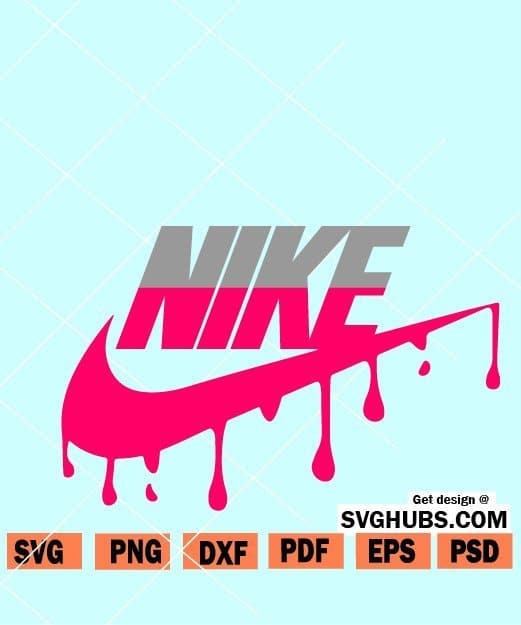 Dripping Nike Svg Nike Drip Svg Just Do It Svg Dripping Nike Logo Svg Svg Hubs