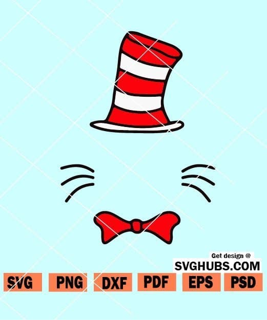 Dr Seuss Hat SVG