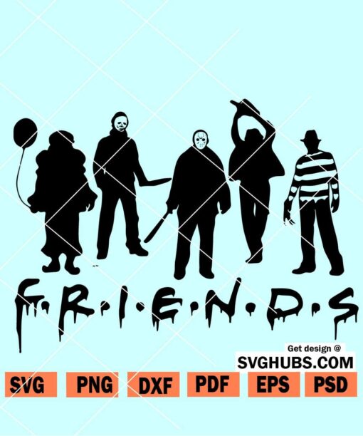 Friends Halloween SVG