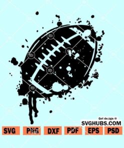 Grunge Football SVG