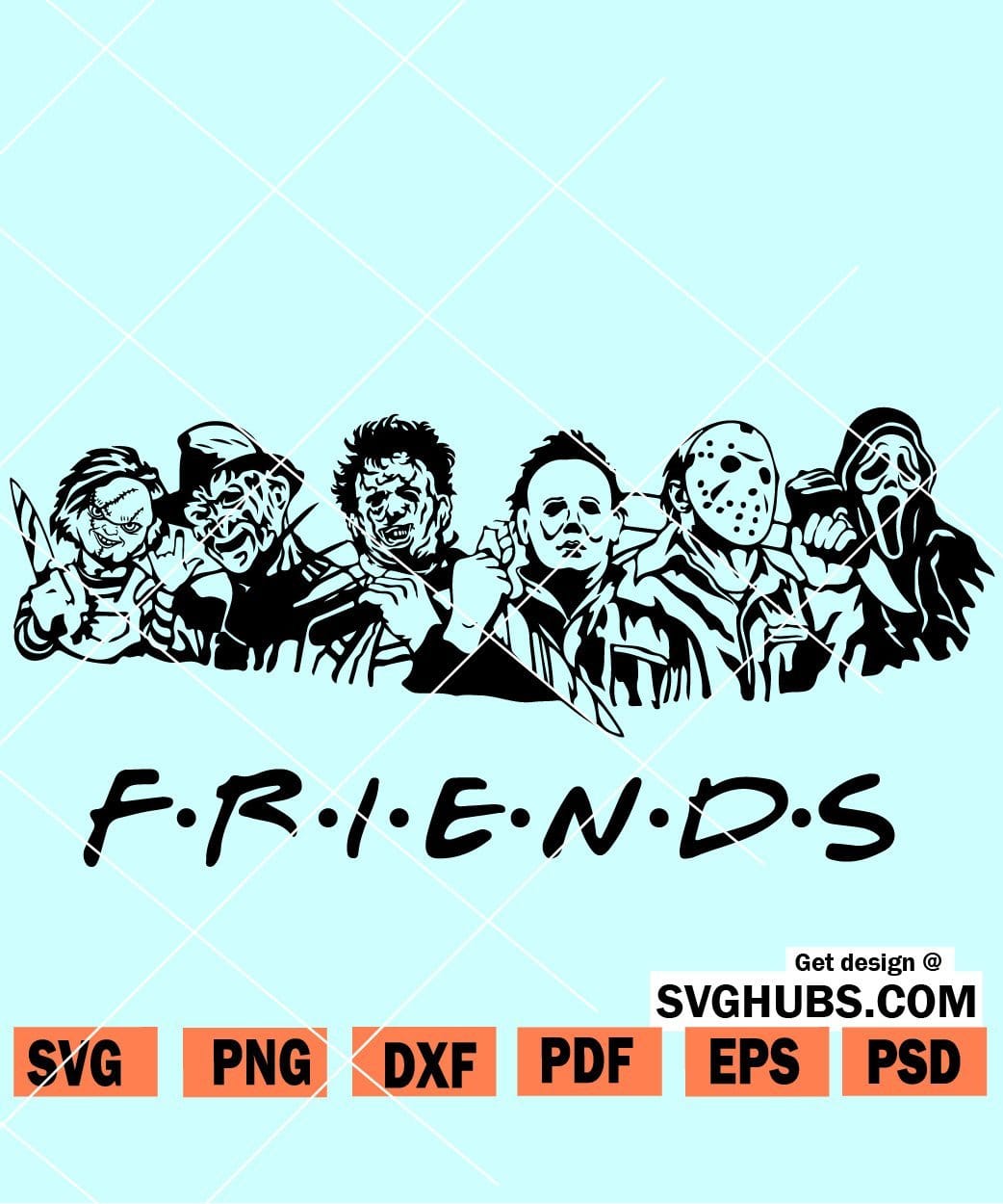 Horror Friends SVG