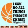 I Can Do All Things Through Christ SVG