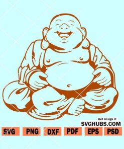 Laughing Buddha SVG