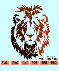 Lion head SVG files for Cricut