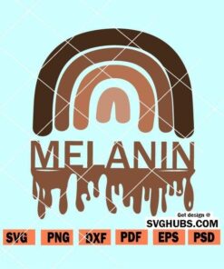 Melanin Rainbow SVG