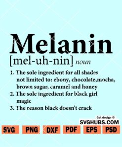 Melanin definition SVG