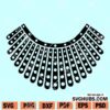 Notorious RBG collar SVG
