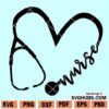 Heart Stethoscope SVG