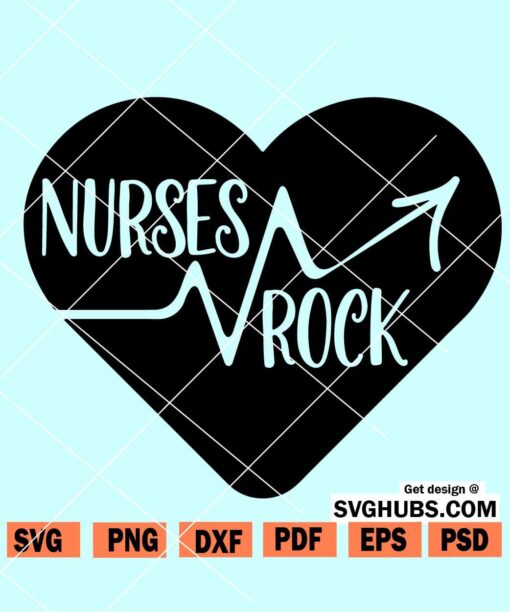 Nurses rock SVG