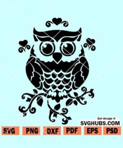 Owl SVG file for Cricut