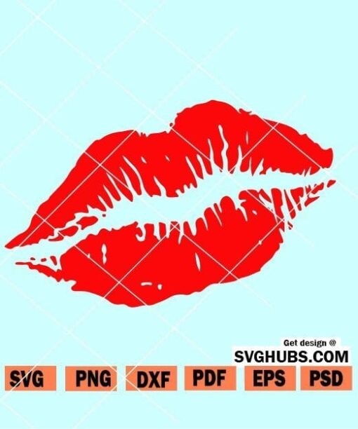 Lipstick Mark SVG file