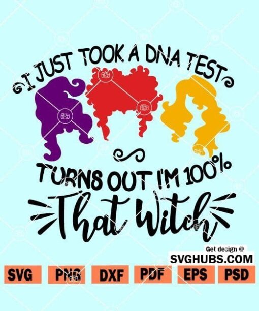Just took a DNA test turns out I'm 100% that witch svg