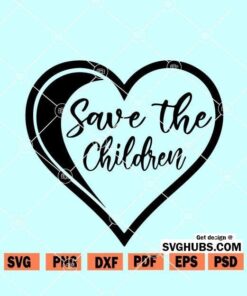 Save our children SVG