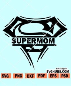 Supermom SVG file