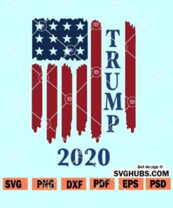 Trump flag SVG