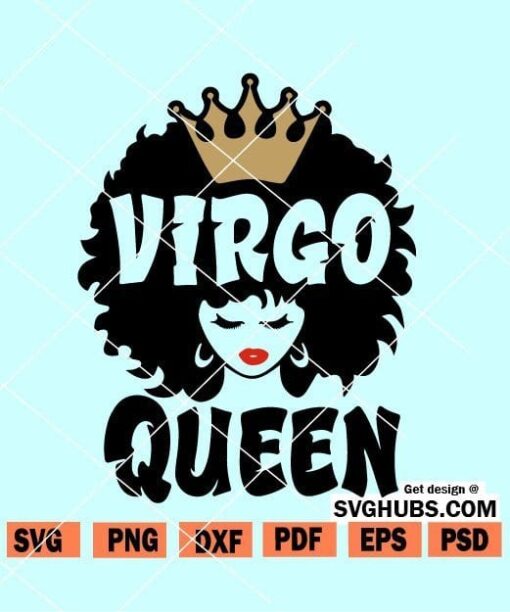 Virgo queen SVG