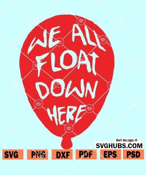 We all float down here SVG