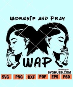 Worship and Pray SVG