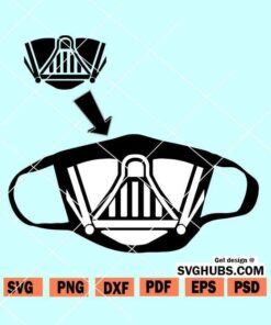 Darth Vader mask SVG