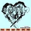 Chucky and tiffany svg
