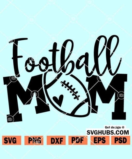 Football mom SVG