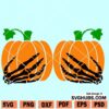 Halloween Hands Pumpkin SVG