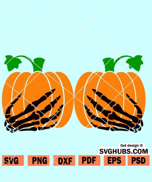 Halloween Hands Pumpkin SVG
