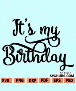 Its my birthday SVG