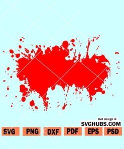 Paint splatter SVG