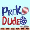 Pre K Dude SVG