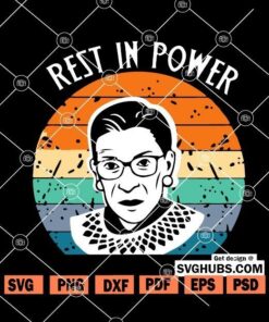 RIP Ruth Bader Ginsburg SVG