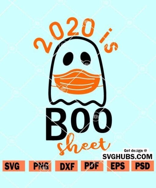 2020 is boo sheet Halloween SVG