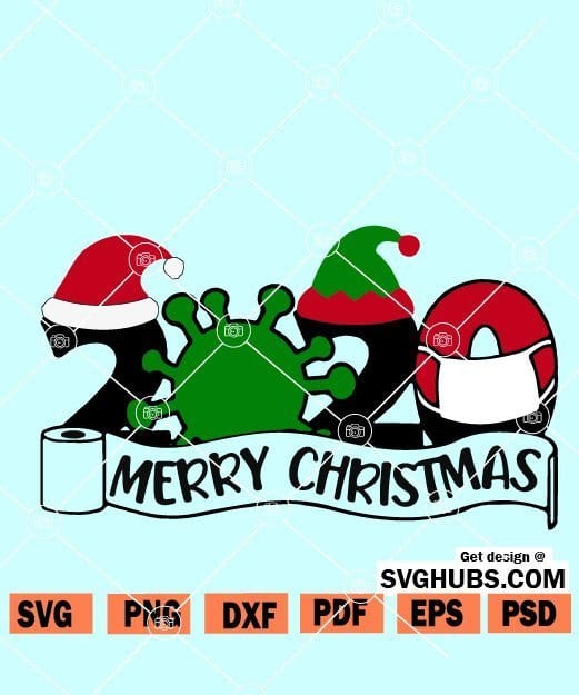 Quarantine Christmas SVG