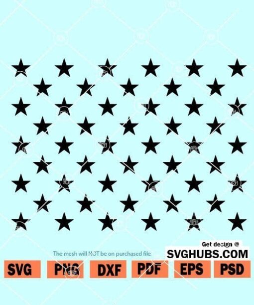 American Flag Stars SVG