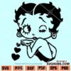 Betty Boop Kiss SVG